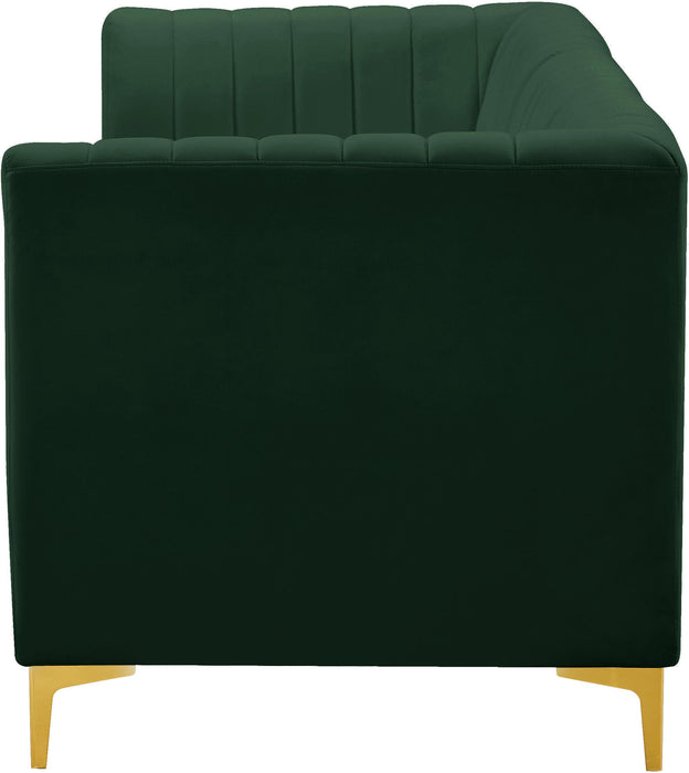 Alina Green Velvet Modular Sectional - Bargain Furniture (Detroit, MI)