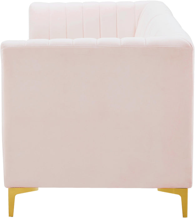 Alina Pink Velvet Modular Sectional - Bargain Furniture (Detroit, MI)