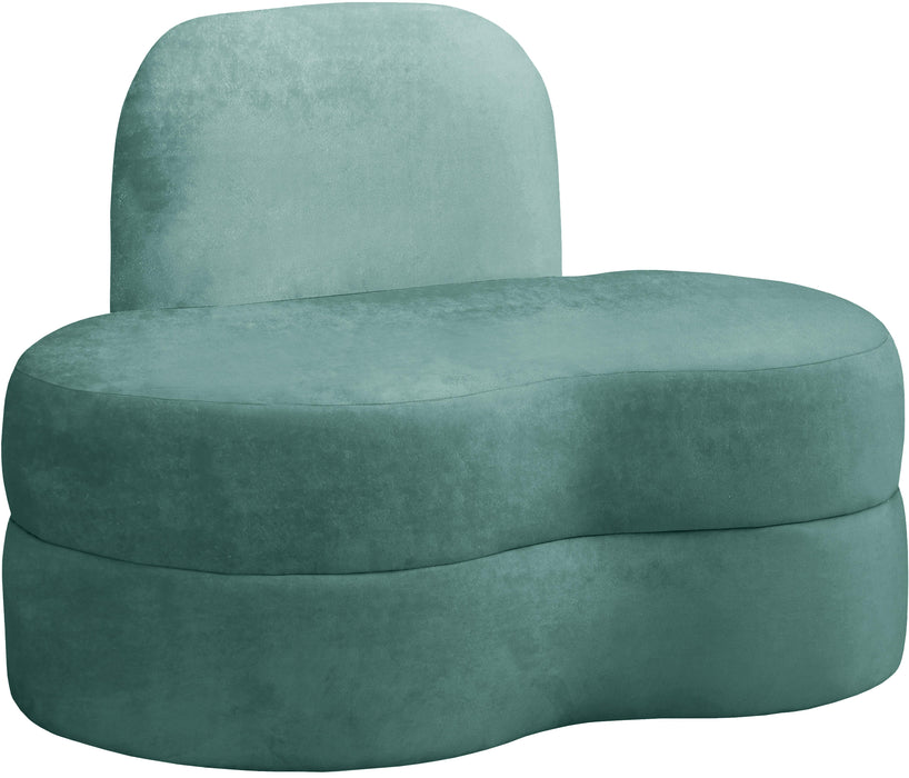 Mitzy Mint Velvet Chair - Bargain Furniture (Detroit, MI)
