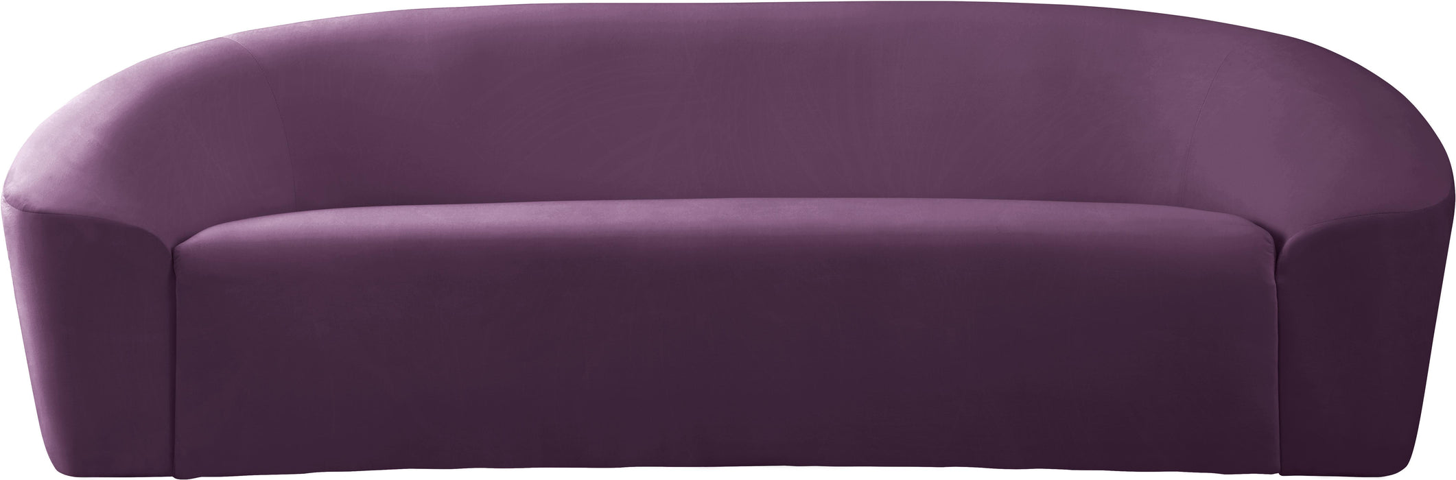 Riley Purple Velvet Sofa - Bargain Furniture (Detroit, MI)