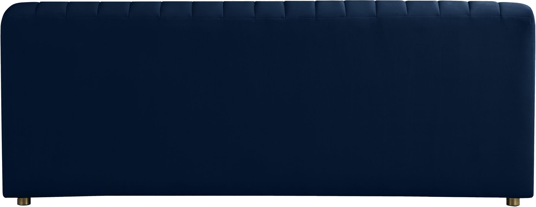 Naya Navy Velvet Loveseat - Bargain Furniture (Detroit, MI)