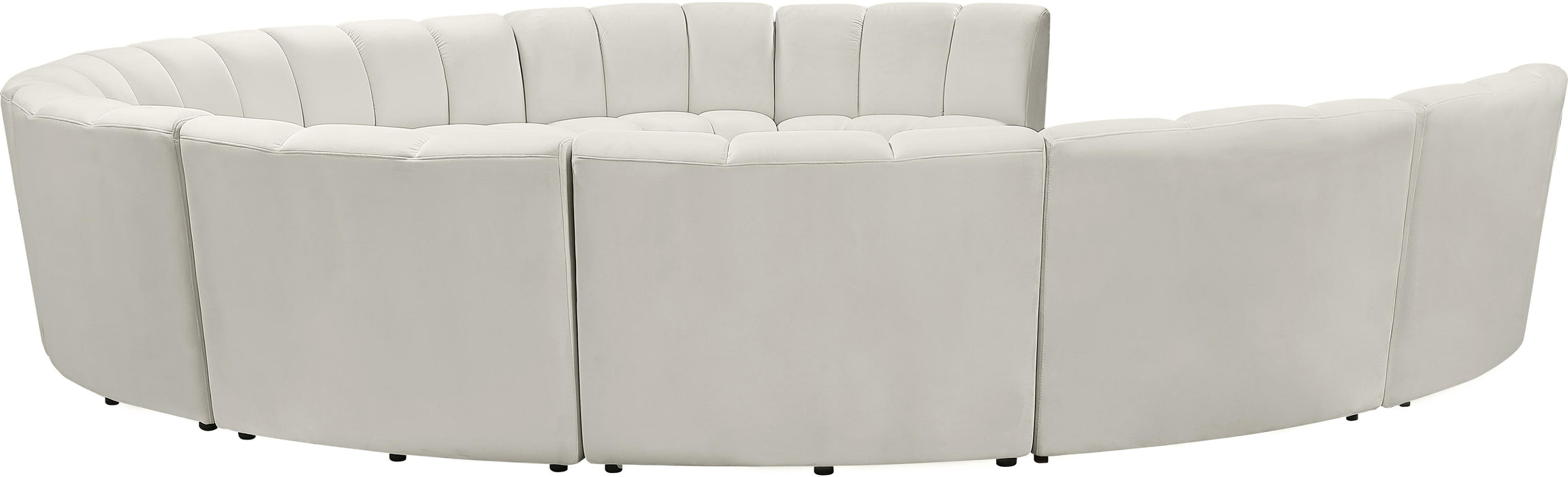 Infinity Cream Velvet 10pc. Modular Sectional - Bargain Furniture (Detroit, MI)