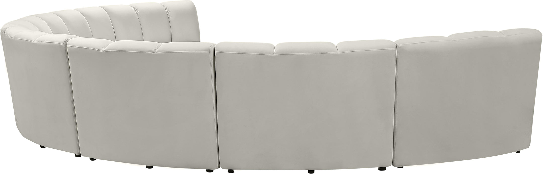Infinity Cream Velvet 7pc. Modular Sectional - Bargain Furniture (Detroit, MI)