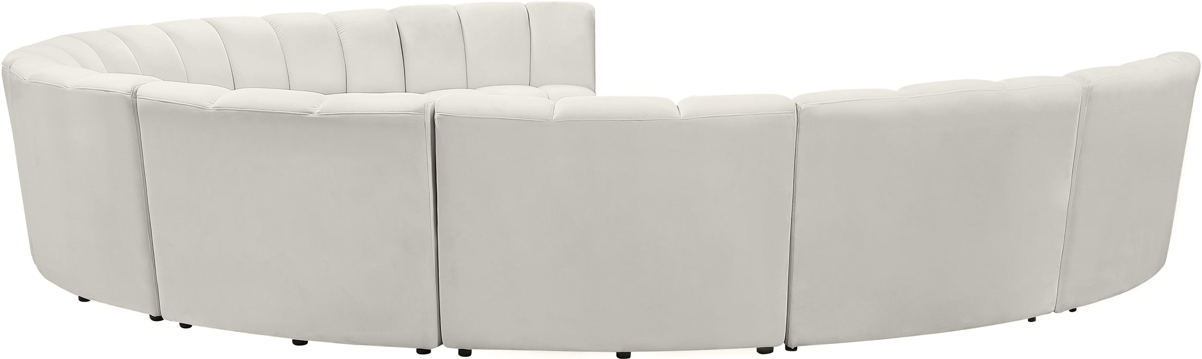 Infinity Cream Velvet 9pc. Modular Sectional - Bargain Furniture (Detroit, MI)