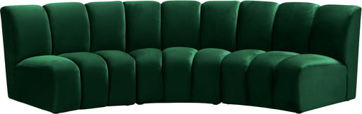 Infinity Green Velvet 3pc. Modular Sectional - Bargain Furniture (Detroit, MI)
