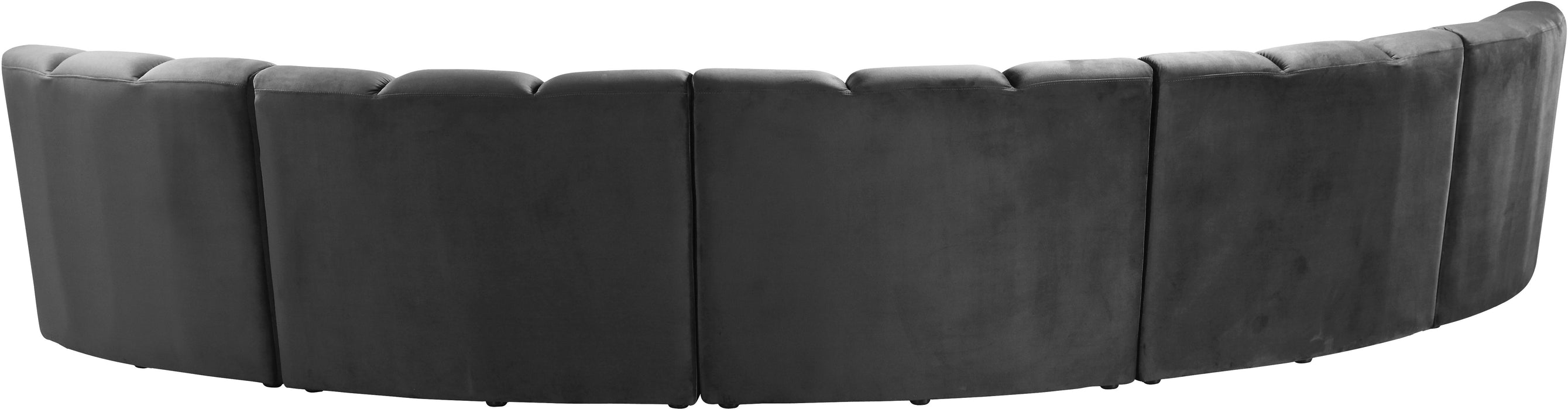 Infinity Grey Velvet 5pc. Modular Sectional - Bargain Furniture (Detroit, MI)