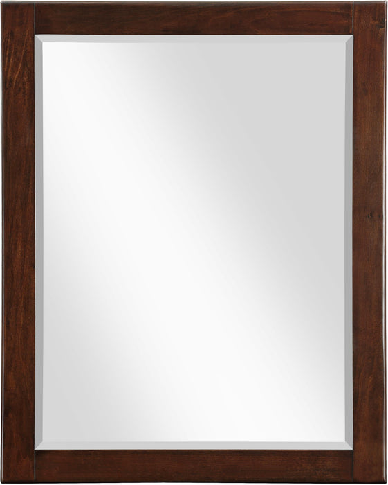 Maxine Cherry / Gold Mirror - Bargain Furniture (Detroit, MI)