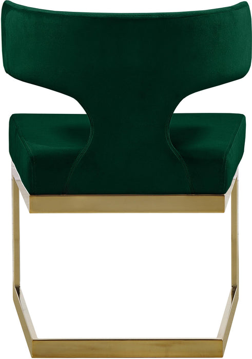 Alexandra Green Velvet Dining Chair - Bargain Furniture (Detroit, MI)