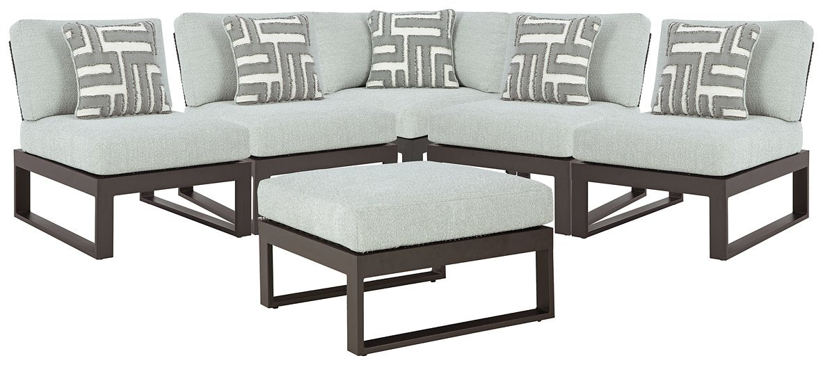 Beachloft Outdoor Seating Set - Bargain Furniture (Detroit, MI)