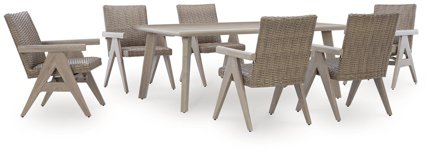 Cliff Trails Outdoor Dining Package - Bargain Furniture (Detroit, MI)