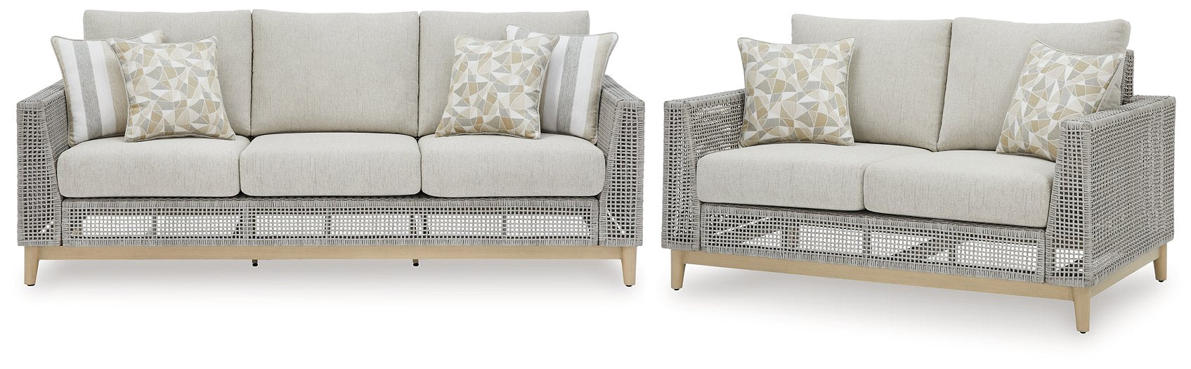 Seton Creek Outdoor Seating Set - Bargain Furniture (Detroit, MI)