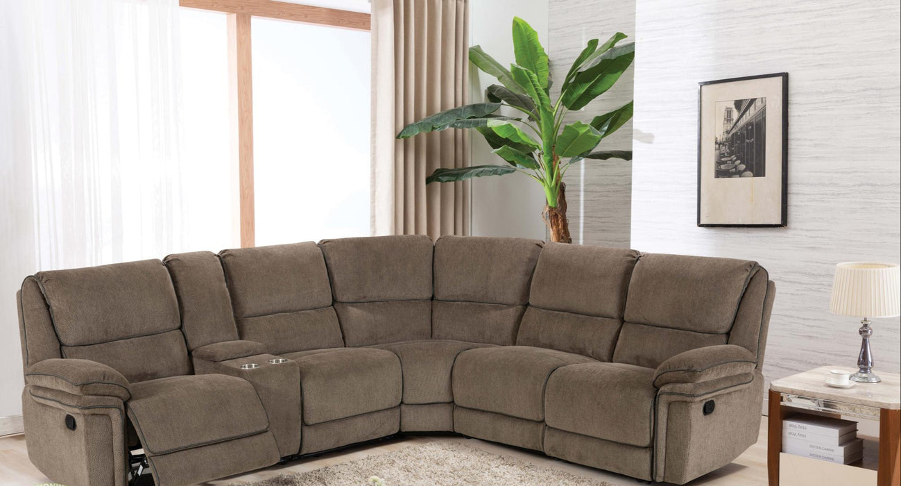 SIMONE 3 PIECES SECTIONAL - Bargain Furniture (Detroit, MI)