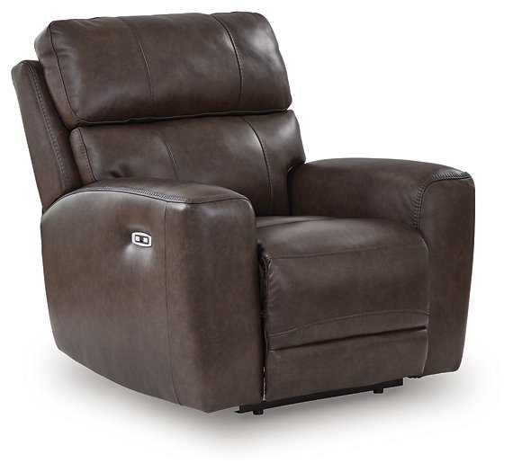 Crossplex Power Recliner - Bargain Furniture (Detroit, MI)