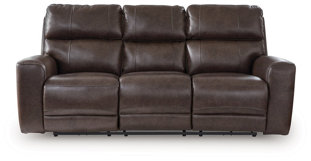 Crossplex Power Reclining Sofa - Bargain Furniture (Detroit, MI)