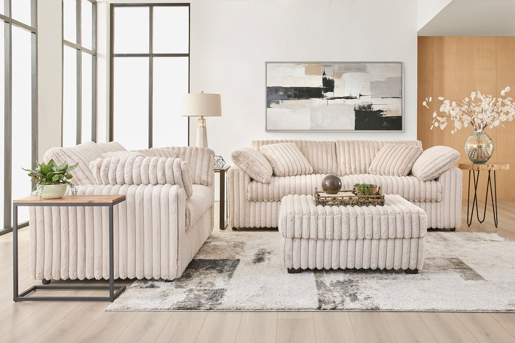 MONDO CHAMPAGNE 3 PIECES LIVING ROOM SET - Bargain Furniture (Detroit, MI)