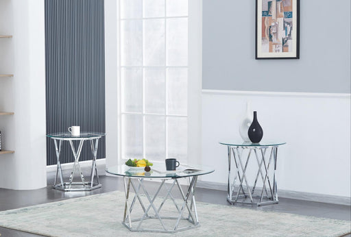 CASABLANCA 3 PIECES COFFEE TABLE SET - Bargain Furniture (Detroit, MI)