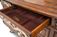 Aico Platine de Royale Dresser in Light Espresso - Bargain Furniture (Detroit, MI)