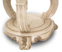 Aico Platine de Royale Chairside Table in Champagne - Bargain Furniture (Detroit, MI)