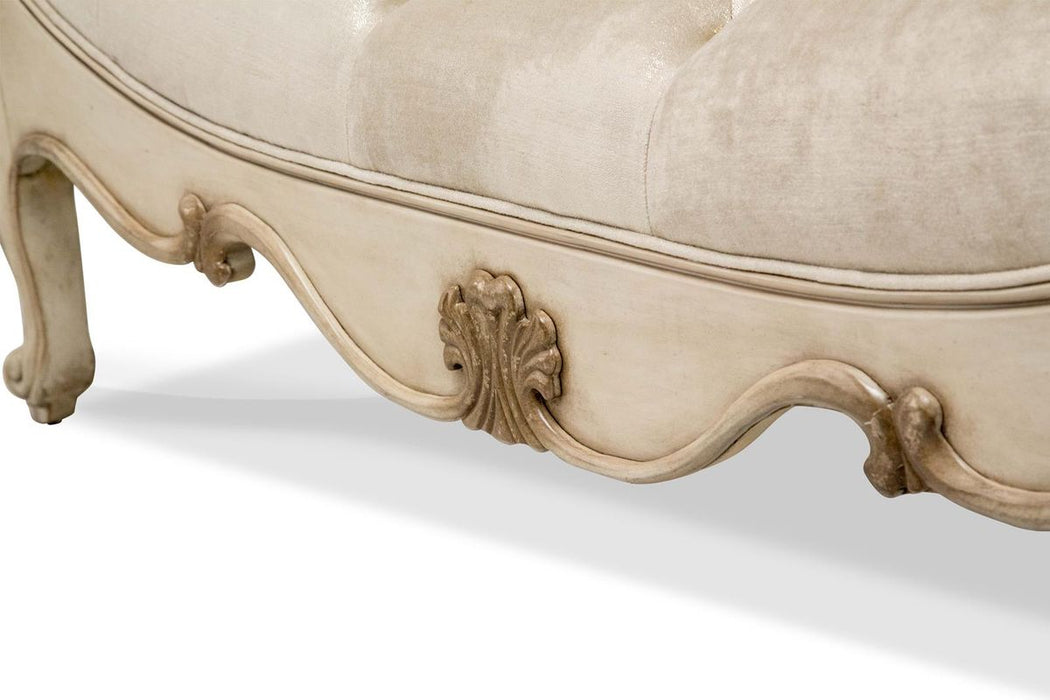 Aico Platine de Royale Bed Bench in Champagne - Bargain Furniture (Detroit, MI)