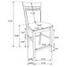 Gabriel Counter Height Dining Sets - Bargain Furniture (Detroit, MI)