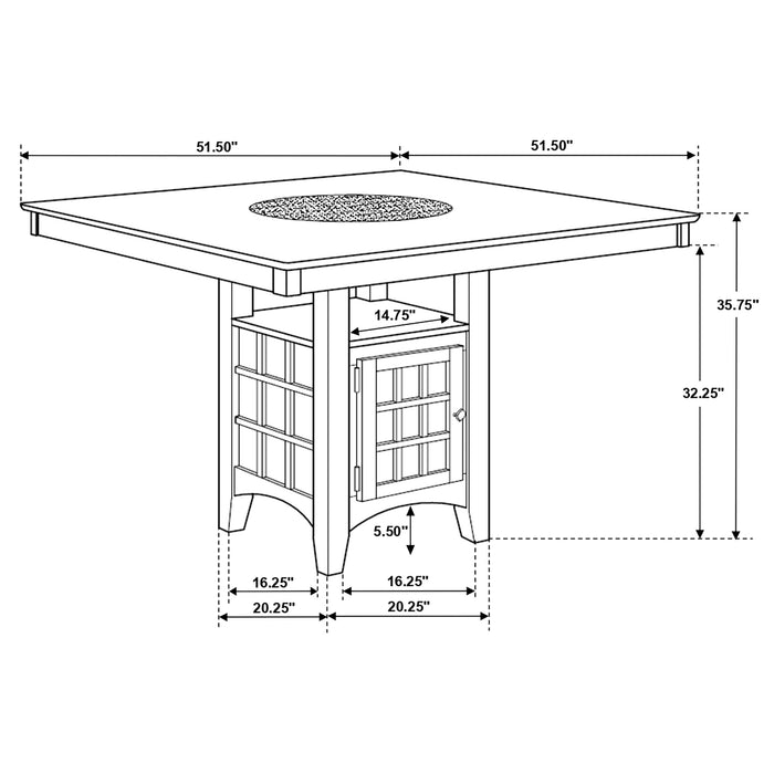 Gabriel Counter Height Dining Sets - Bargain Furniture (Detroit, MI)
