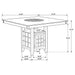 Gabriel Counter Height Dining Sets - Bargain Furniture (Detroit, MI)