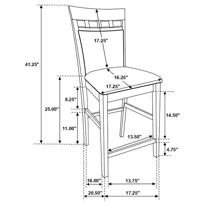 Gabriel Counter Height Dining Sets - Bargain Furniture (Detroit, MI)