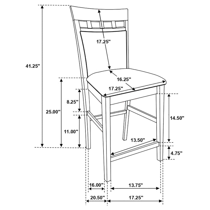 Gabriel Counter Height Dining Sets - Bargain Furniture (Detroit, MI)