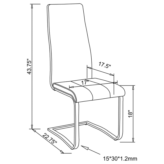 Montclair Side Chairs - Bargain Furniture (Detroit, MI)