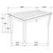 Dalila Dining Tables - Bargain Furniture (Detroit, MI)