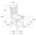 Lavon 5 Pc Counter Height Dining Sets - Bargain Furniture (Detroit, MI)