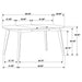 Jedda 5 Pc Dining Sets - Bargain Furniture (Detroit, MI)