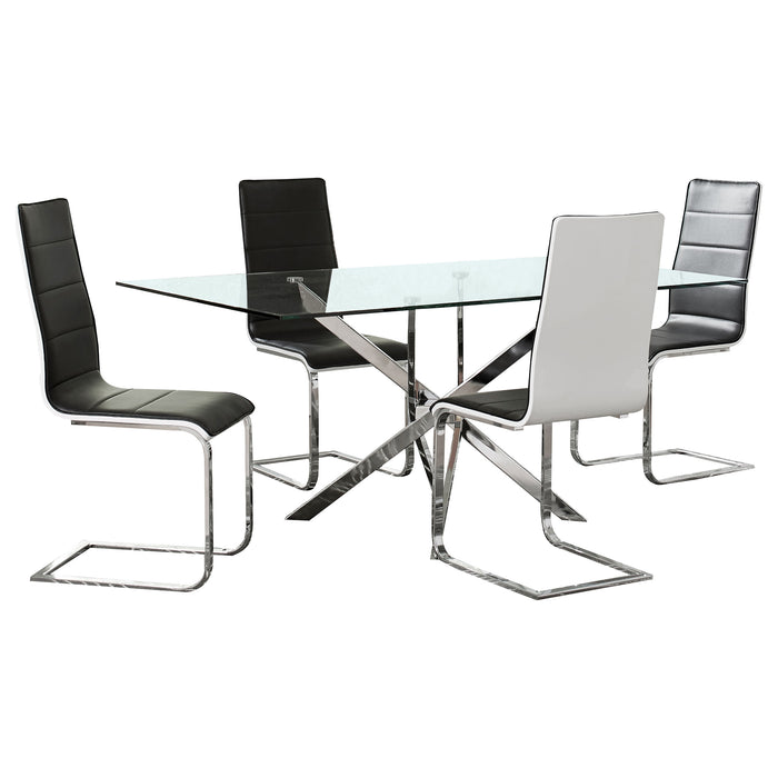 Carmelo 5 Pc Dining Sets - Bargain Furniture (Detroit, MI)