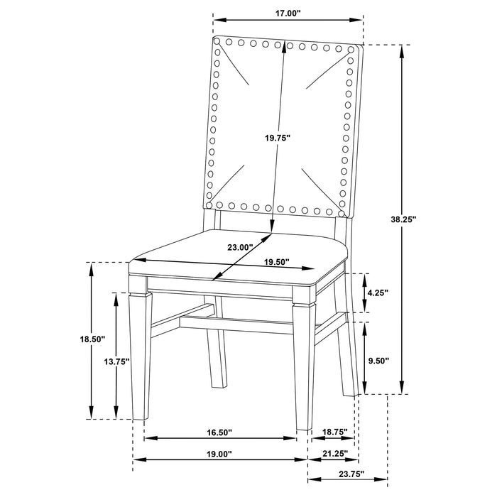 Middleton Side Chairs - Bargain Furniture (Detroit, MI)