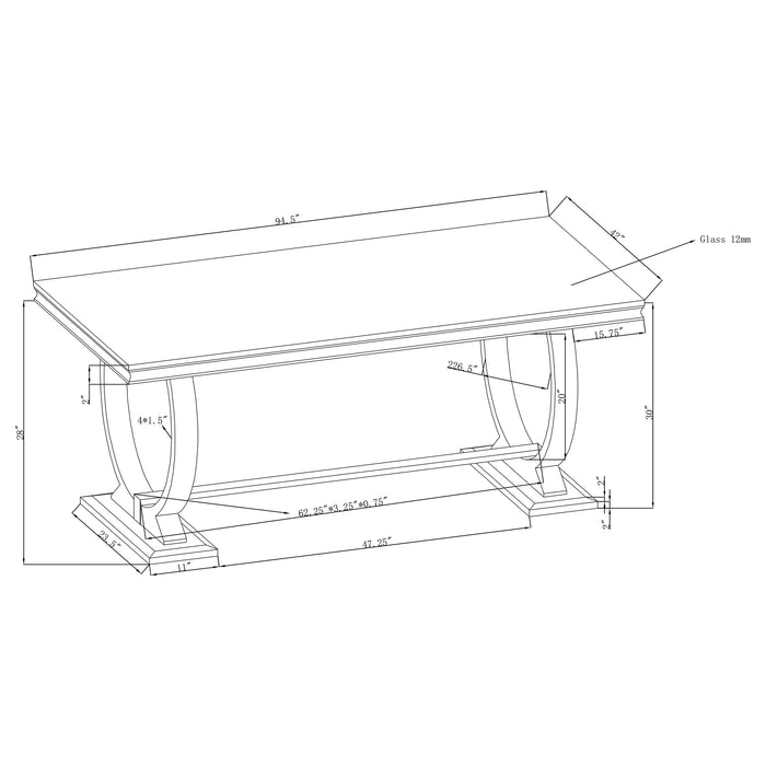 Antoine Dining Sets - Bargain Furniture (Detroit, MI)