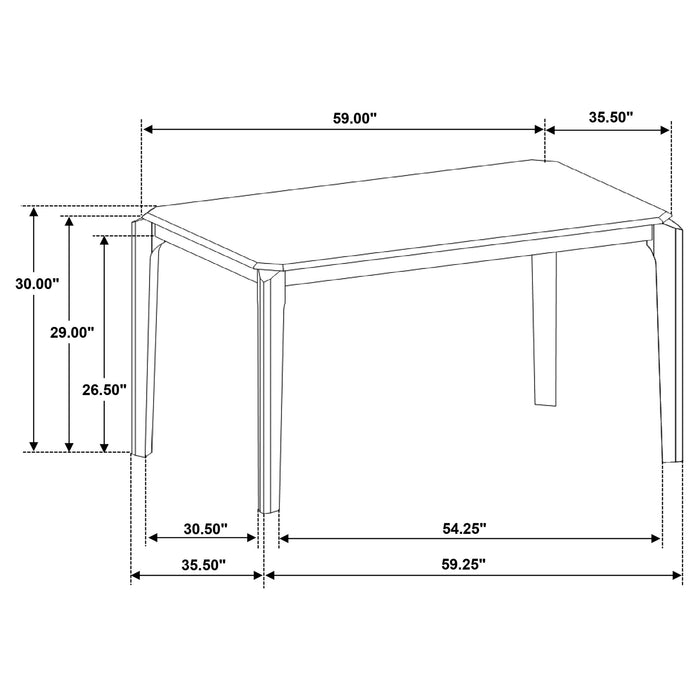 Almonte 7 Pc Dining Set