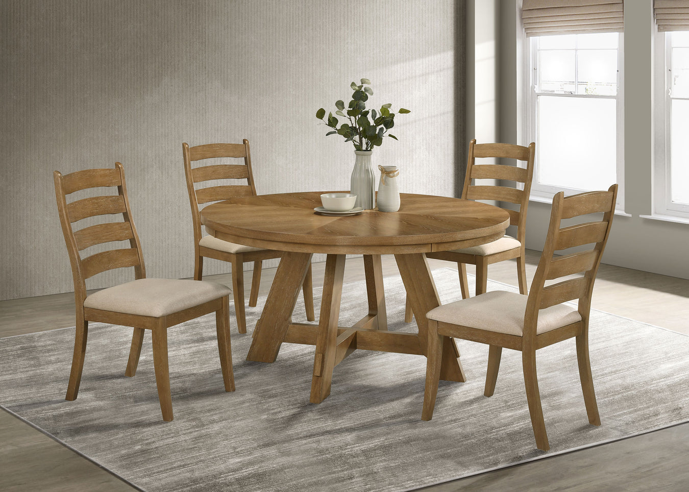 Brown oak / latte