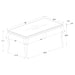 Carone 5 Pc Dining Sets - Bargain Furniture (Detroit, MI)