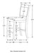 Dewey 5 Pc Counter Height Dining Sets - Bargain Furniture (Detroit, MI)