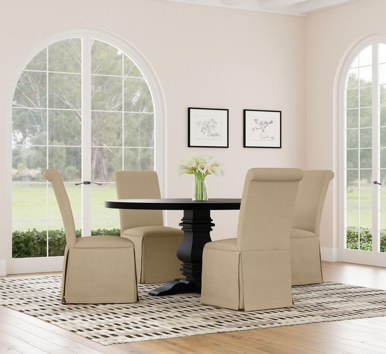 Florence Dining Tables Black - Bargain Furniture (Detroit, MI)
