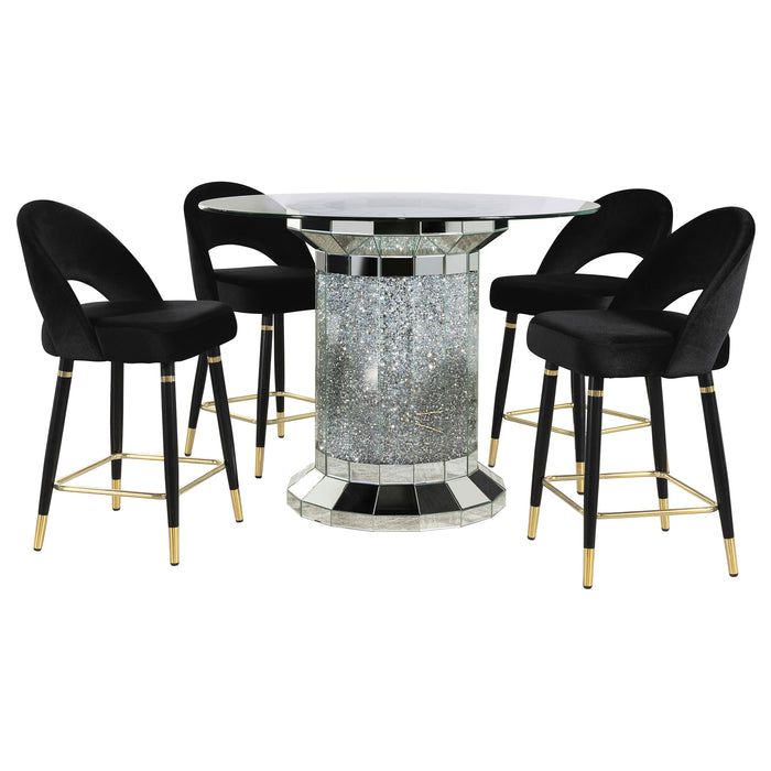 Ellie 5 Pc Counter Height Dining Sets - Bargain Furniture (Detroit, MI)