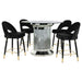 Ellie 5 Pc Counter Height Dining Sets - Bargain Furniture (Detroit, MI)