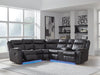 Sultan Meadow Reclining Sectional - Bargain Furniture (Detroit, MI)