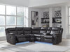 Sultan Meadow Reclining Sectional - Bargain Furniture (Detroit, MI)