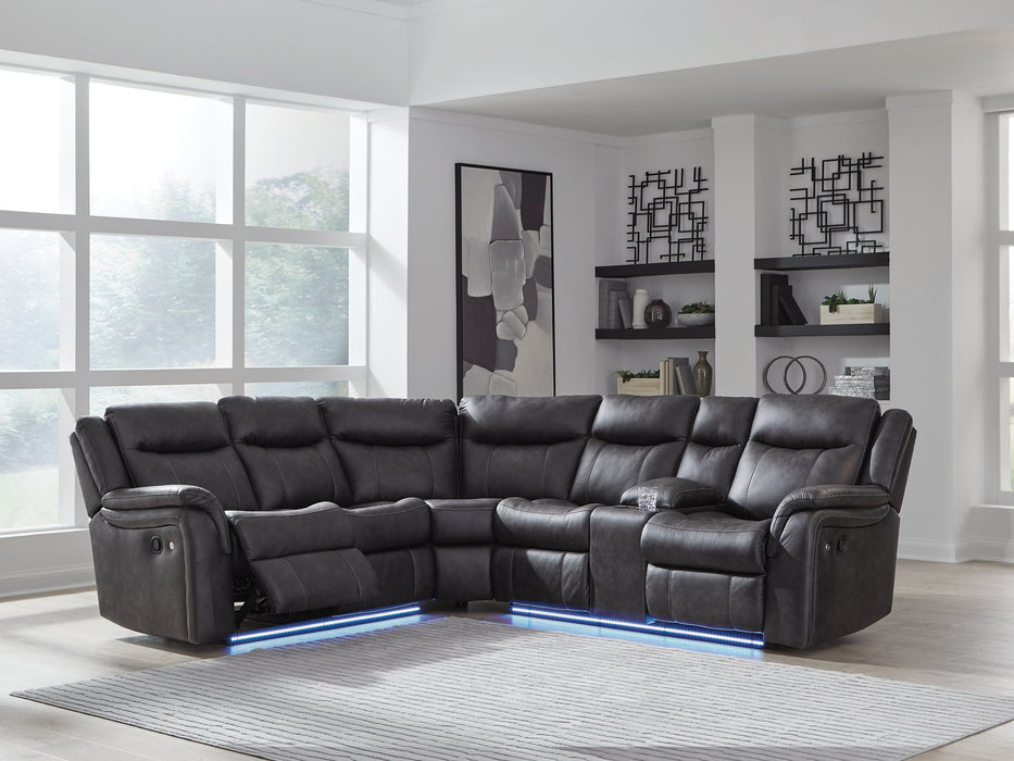 Sultan Meadow Reclining Sectional - Bargain Furniture (Detroit, MI)