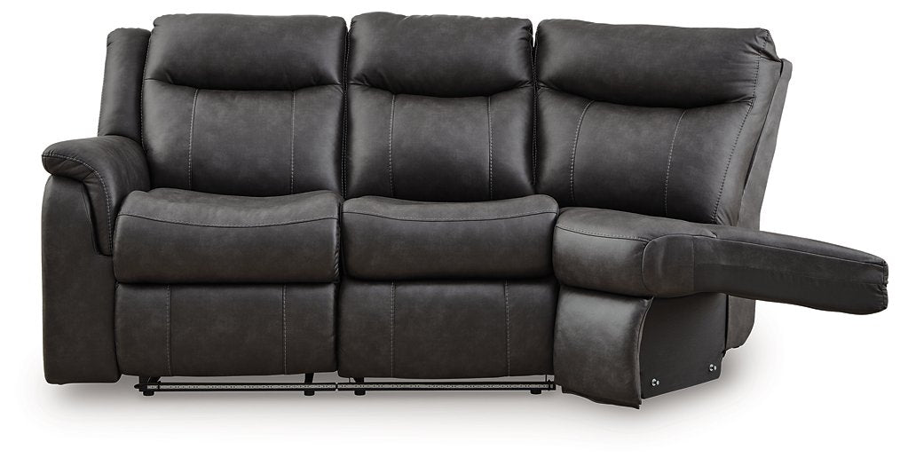 Sultan Meadow Reclining Sectional - Bargain Furniture (Detroit, MI)