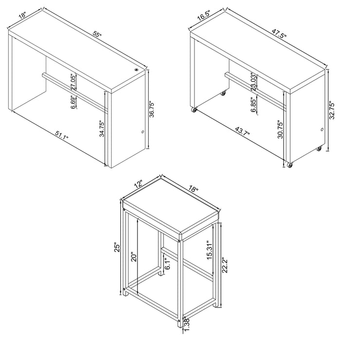 Davista 4 Pc Counter Height Dining Set