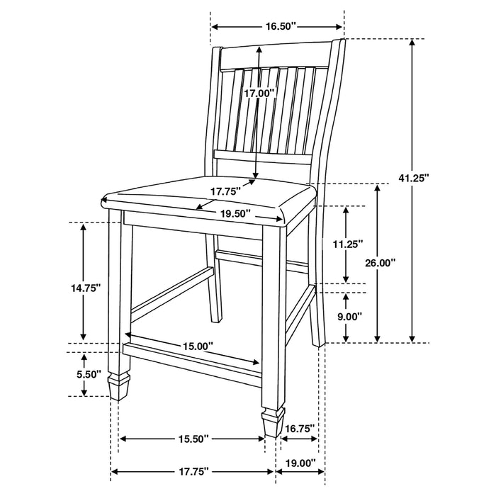 Sarasota Counter Height Dining Sets - Bargain Furniture (Detroit, MI)