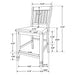 Sarasota Counter Height Dining Sets - Bargain Furniture (Detroit, MI)