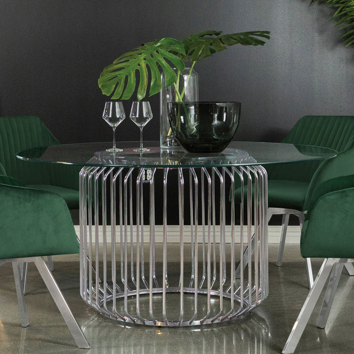 Veena Dining Tables - Bargain Furniture (Detroit, MI)